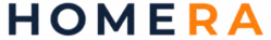 homera store logo featuring a shopping bag with a house icon, representing a modern woocommerce ecommerce store for home, furniture, décor, and lifestyle products.