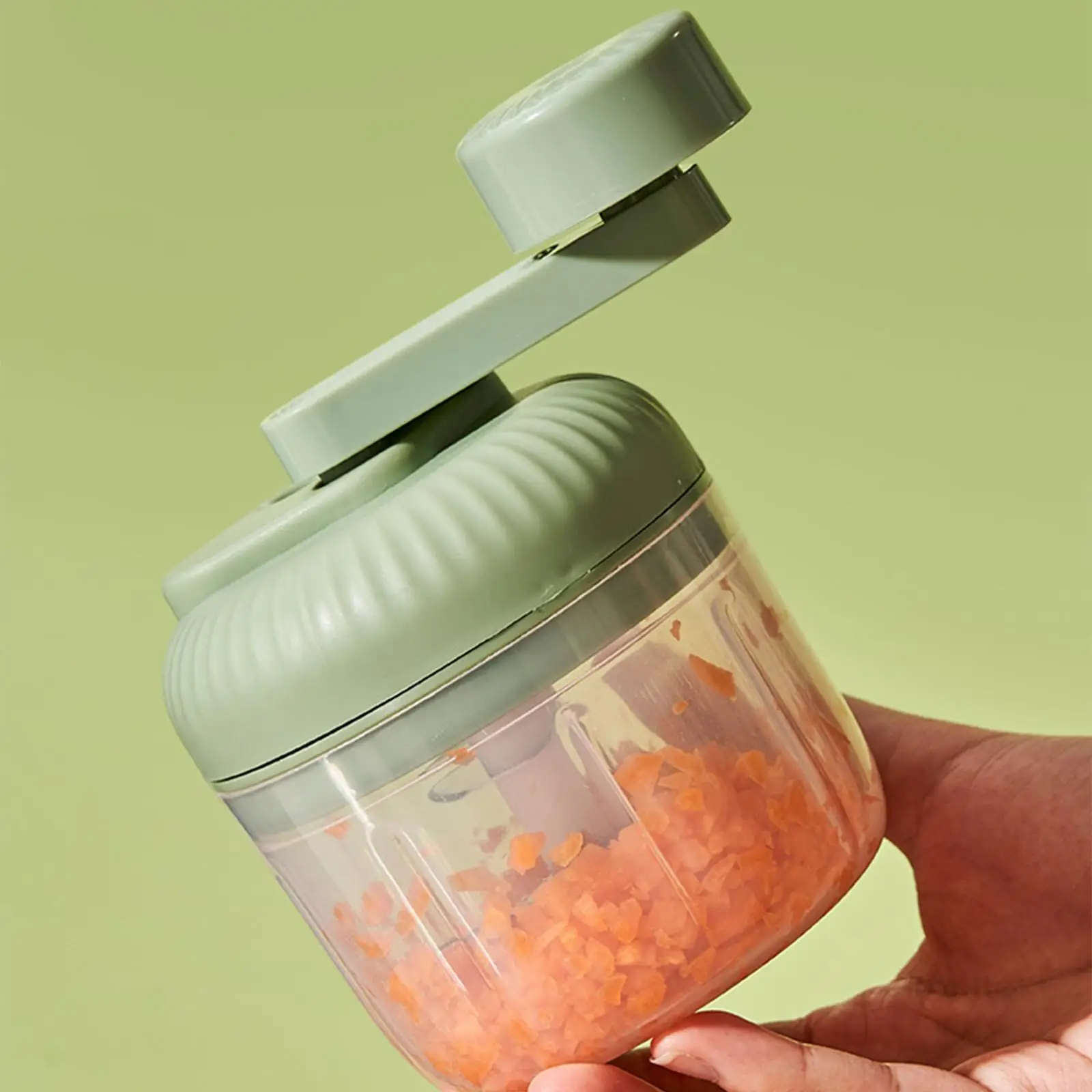 Multifunctional Vegetable Chopper Small Food Processor Manual Hand-Cranked Food Chopper Mincer Tool Garlic Kitchen Gadgets - Image 3